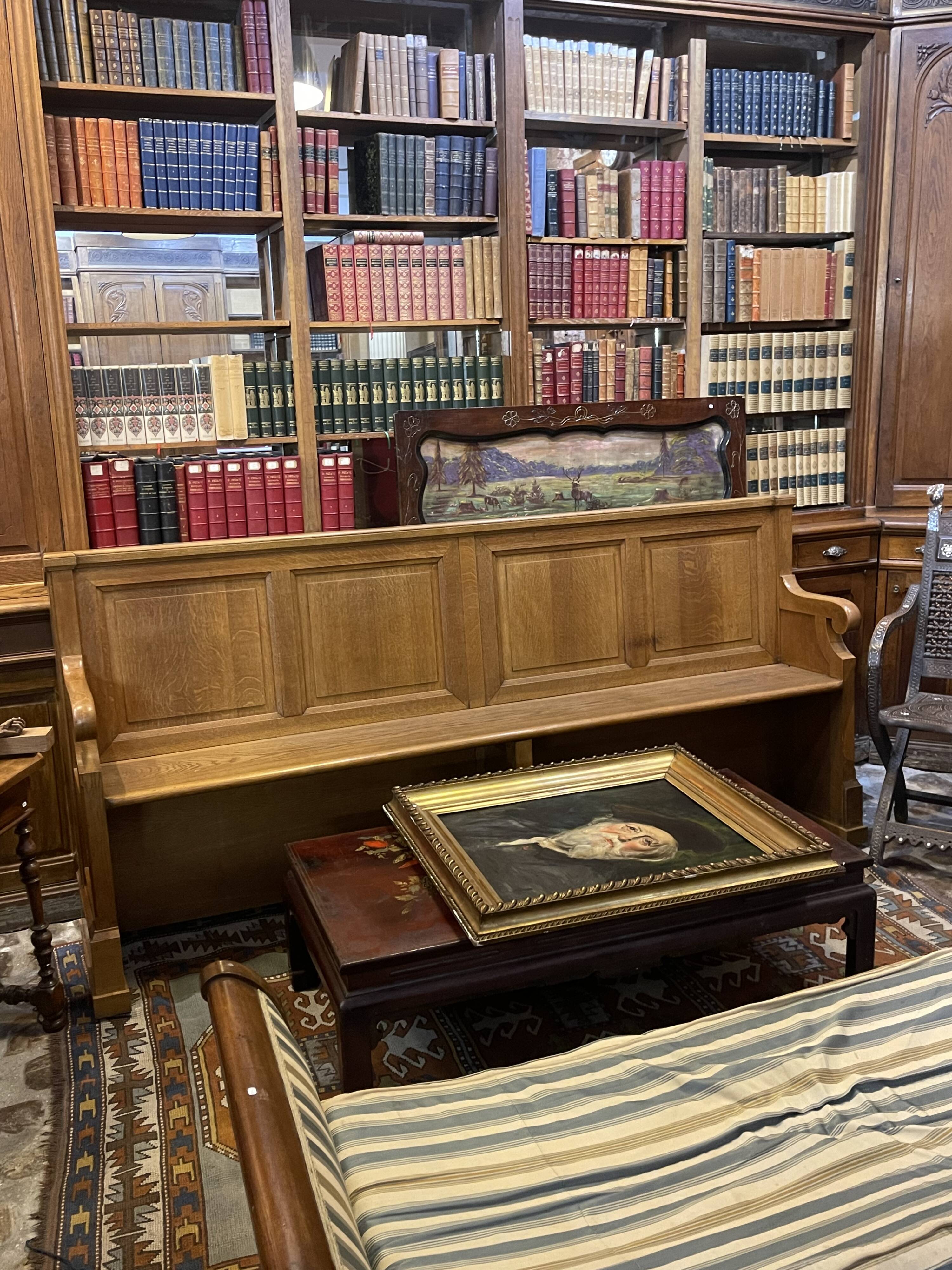 Banc en chêne massif