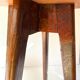 Wooden plant holder stool