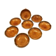 Series of 8 hollow plates Sarreguemines fish