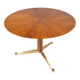 Table à manger par Melchiorre Bega, laiton et bois, Italie, années 1950