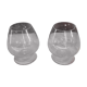 Deux verres à cognac en cristal " Cristal Saint Louis"