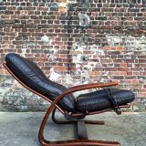 Vintage Panter recliner chair, designer Arnt Lande for Westnofa