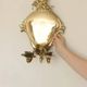 Pair Of Mid Century Swedish Brass Sconces