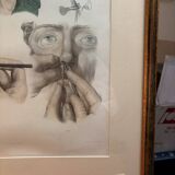 Old Print Engraving 19th Century Anatomy Surgery Atlas Bourgery Nicolas Jacob