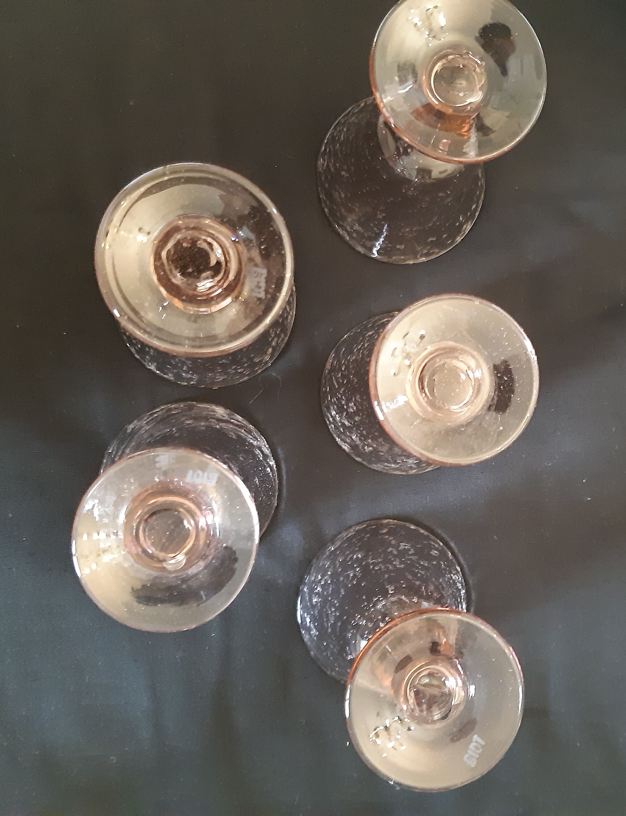 5 glasses biot dark pink
