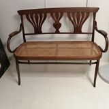 Bent wood bench