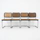 Ensemble de 4 chaises de salle à manger modèle B32 de Marcel Breuer