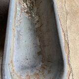 Ancient zinc bathtub