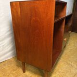 Mid Century Retro Teak Telephone Seat / Media Cabinet (Circa 1960)  A super