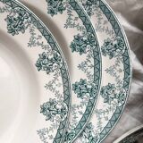 10 earthenware soup plates "Cahors" Saint Amand