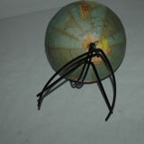 Globe terrestre mappemonde Girard Barrere vers 1960 design 60's