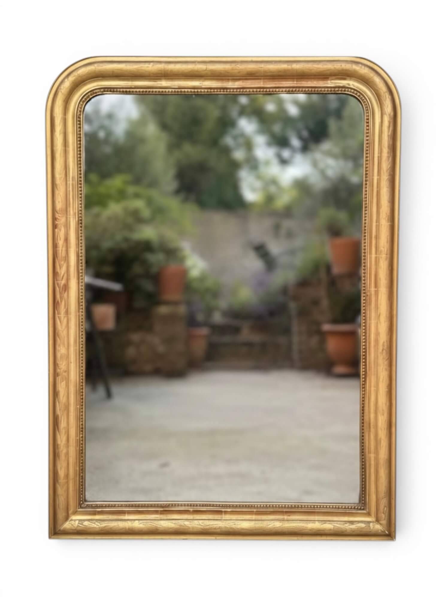 Miroir de cheminée Louis Philippe 89 cm x 120 cm