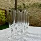 Lot 6 coupes à champagne Cristal d’Arques Auteuil