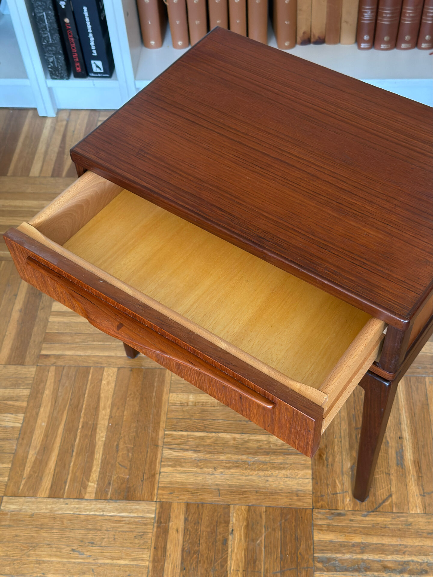 Teak bedside table from the 1960s.