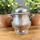 Silver-plated sugar bowl Gallia Christofle with lid