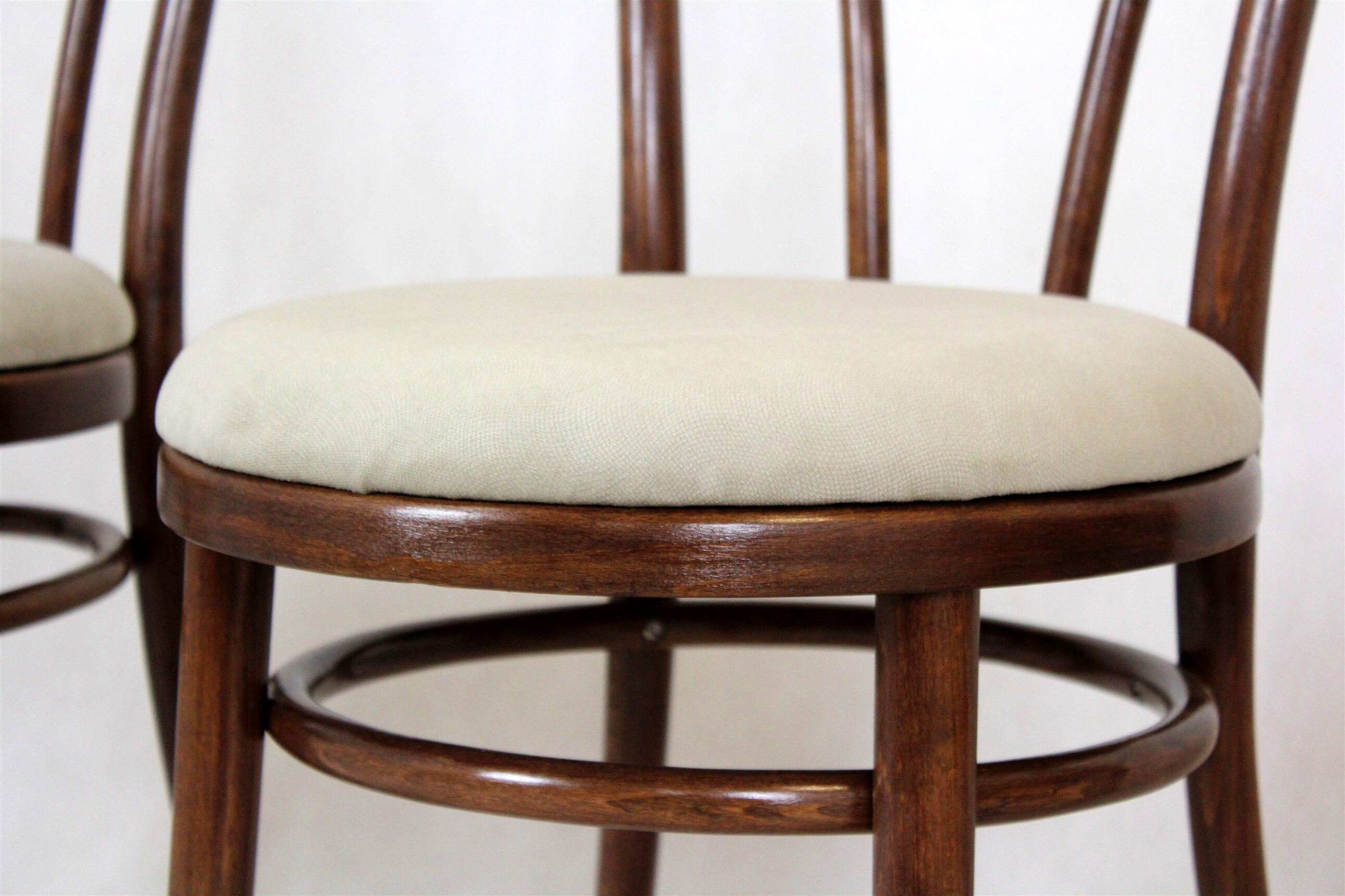 Chaises bentwood restaurées, années 1950, ensemble de 4