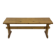Vintage Scandinavian modern pinewood bench from the 1960's