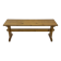 Vintage Scandinavian modern pinewood bench from the 1960's