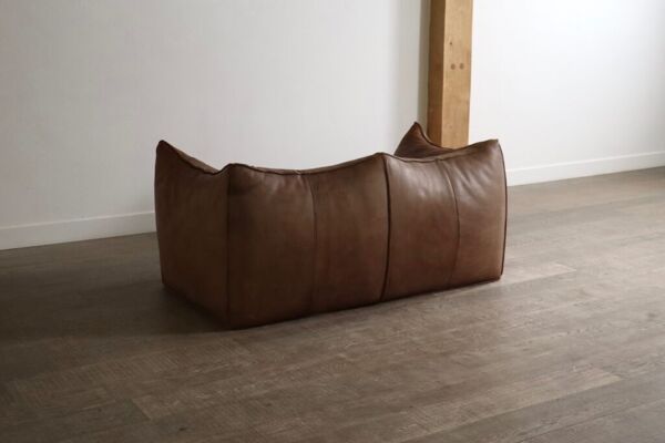 Canapé Bambole en cuir de buffle par Mario Bellini pour B&B Italia, années 1970