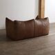 Le Bambole sofa in buffalo leather by Mario Bellini for B&B Italia, 1970s