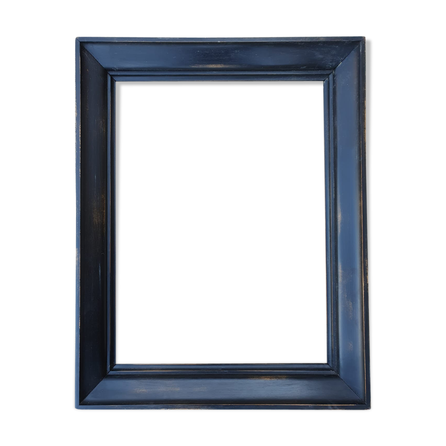 Old black patinated frame