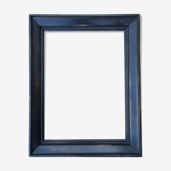 Old black patinated frame