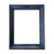 Old black patinated frame