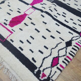 Abstract moroccan berber carpet 285 x 175 cm