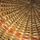 Old 60s rattan stool