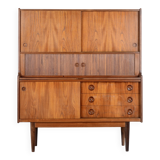 Midcentury Danish desk/bookcase/Secretaire in stunning teak.
