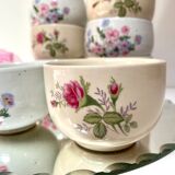 Vintage stoneware coffee tea cups