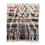 Large Moroccan Modern Living Room Carpet in wool, 210x260 cm