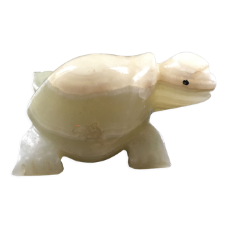 Onyx turtle paperweight