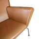Wingchair Model Ch445 In Walnut Elegance Leather By Hans J. Wegner