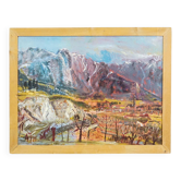 Oil painting by Alexander Michael – South Tyrol, 1976