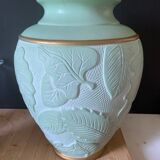 Large green vase