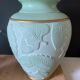Large green vase