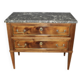 Louis XVI Jumping Commode in Walnut, Late 18th Century