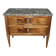 Commode Sauteuse Louis XVI en Noyer Fin XVIIIe