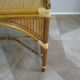 Vintage console/desk made of natural woven rattan, 1960s