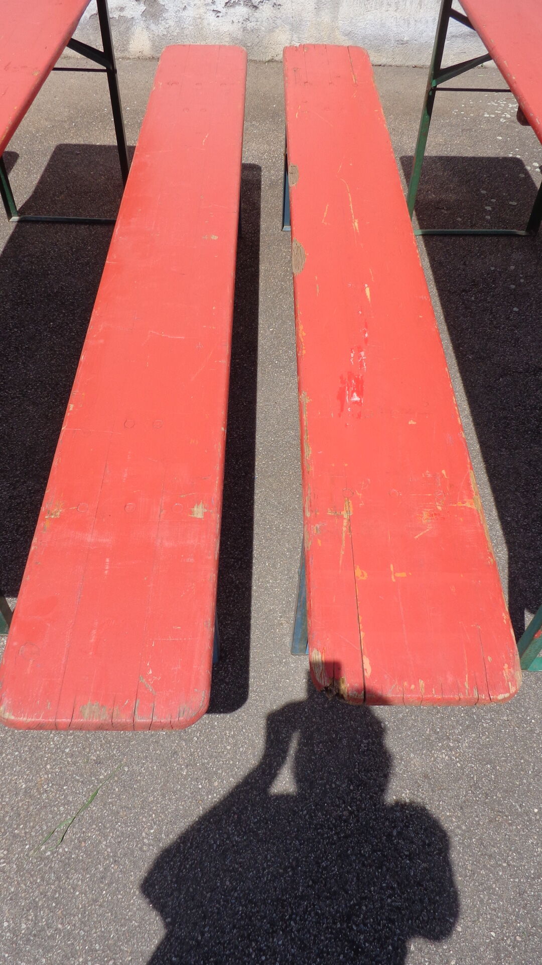 Set de 2 ensembles de tables de brasserie/bancs