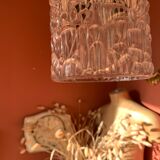 Hanging lamp moulded glass