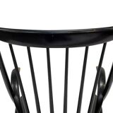 Fauteuil à bascule vintage Illum Wikkelso design danois
