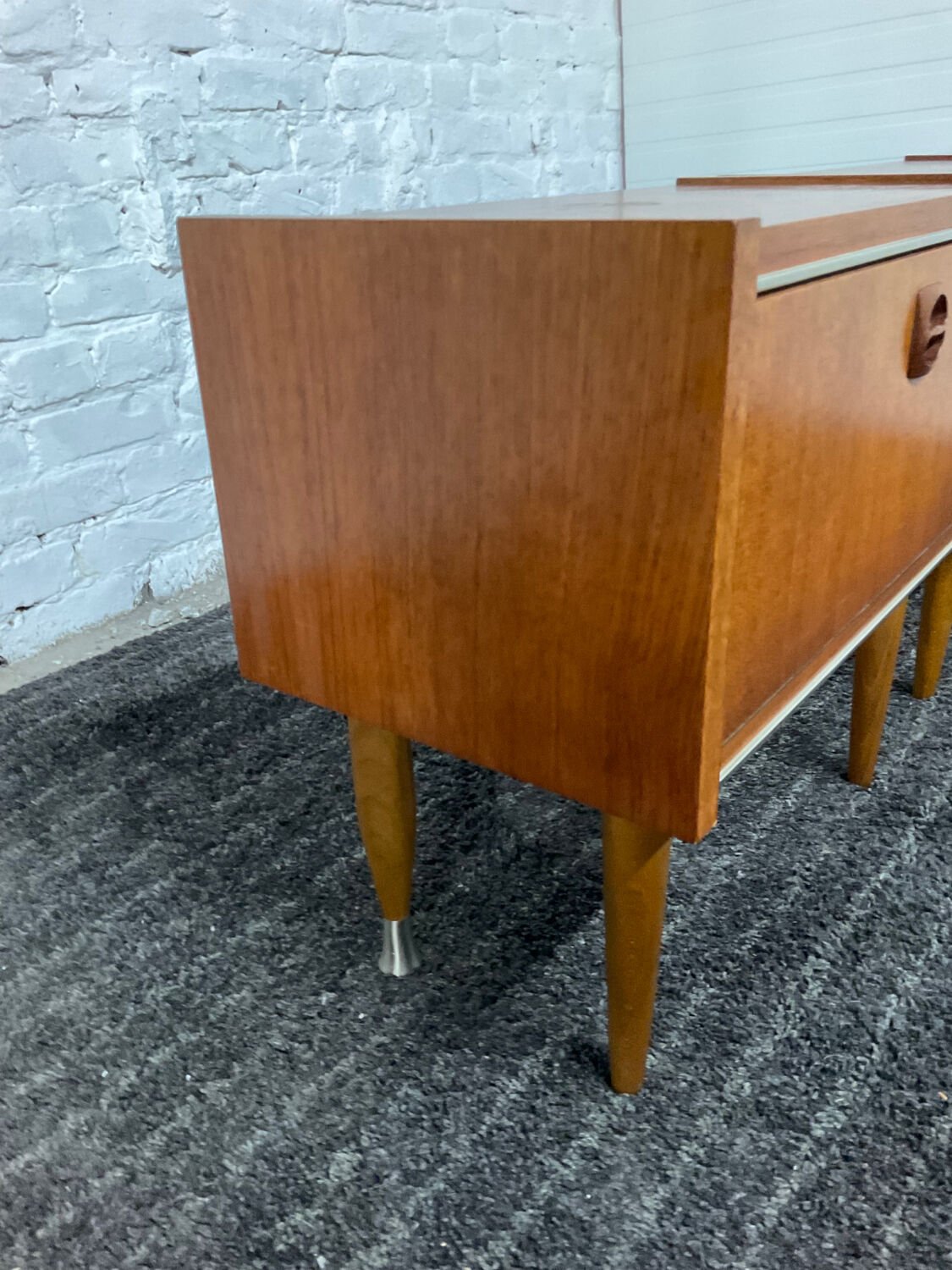 Pair of Scandinavian teak bedside tables