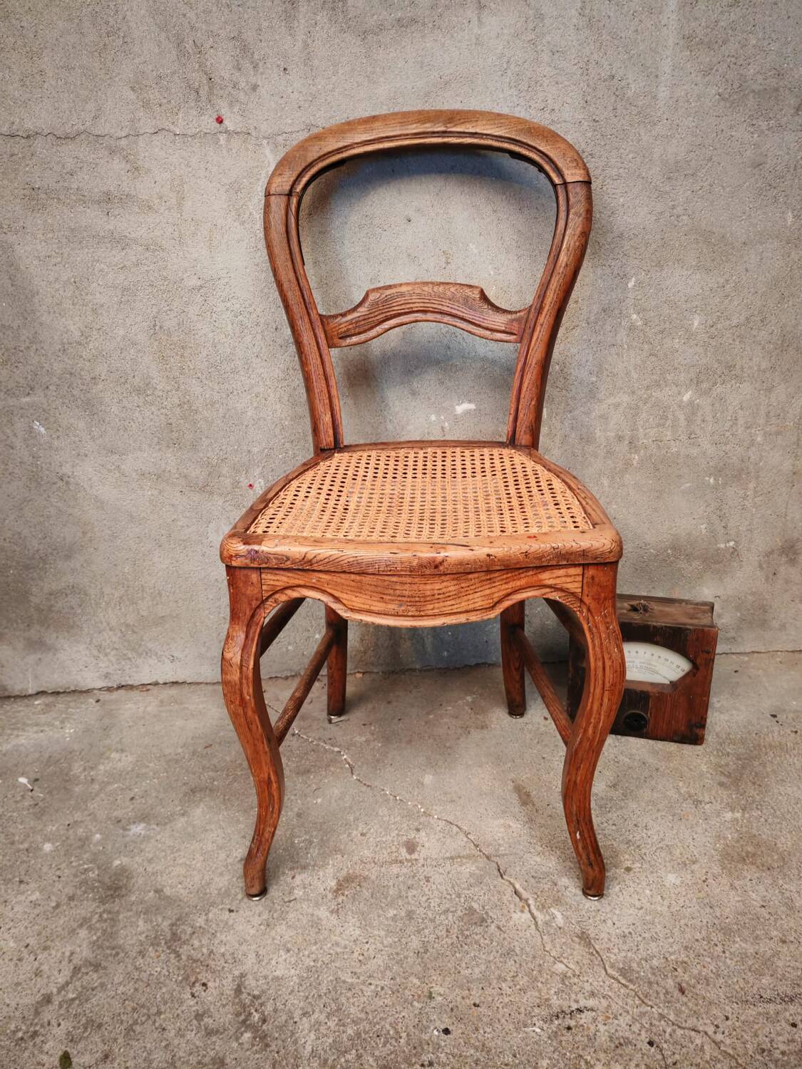 Napoleon III caned chair