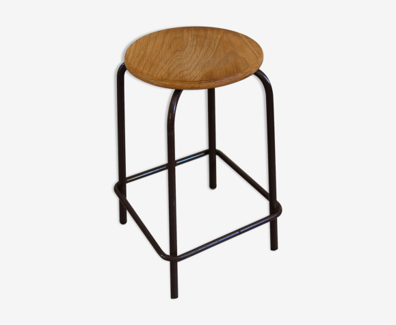 Tabouret d'école vintage
