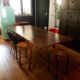 Scandinavian dining table with extensions
