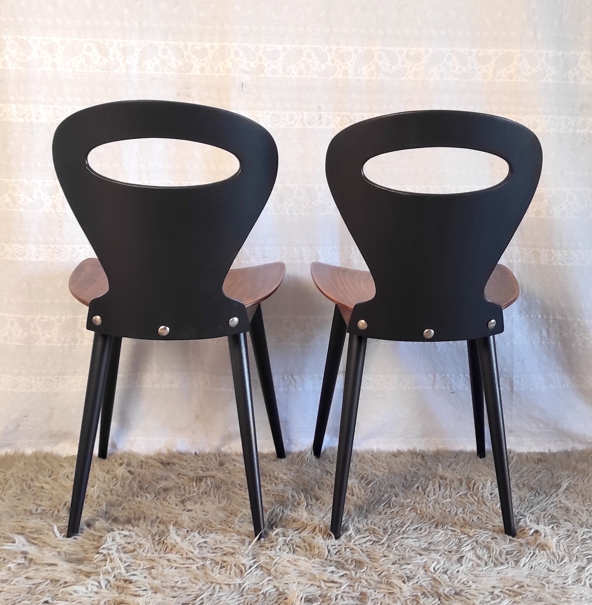 Baumann chair duo "Ant" - 60s/70s