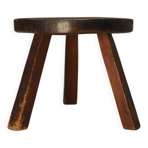 Table d'appoint brutaliste - ronde