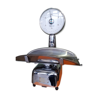 large industrial scale Old Balance Of grocery Mathieu - Vintage Co. 1960 chromeD Suprema